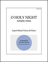 O Holy Night Three-Part Mixed choral sheet music cover